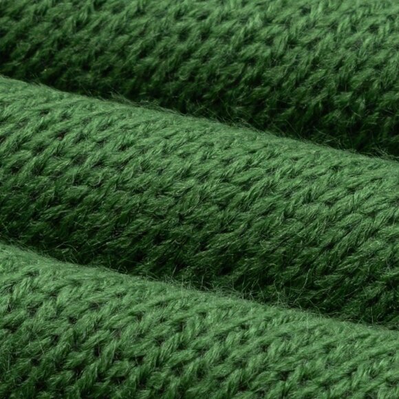 Green Casual Women's Christmas Tree Jacquard Sweater - Picture 6 of 8